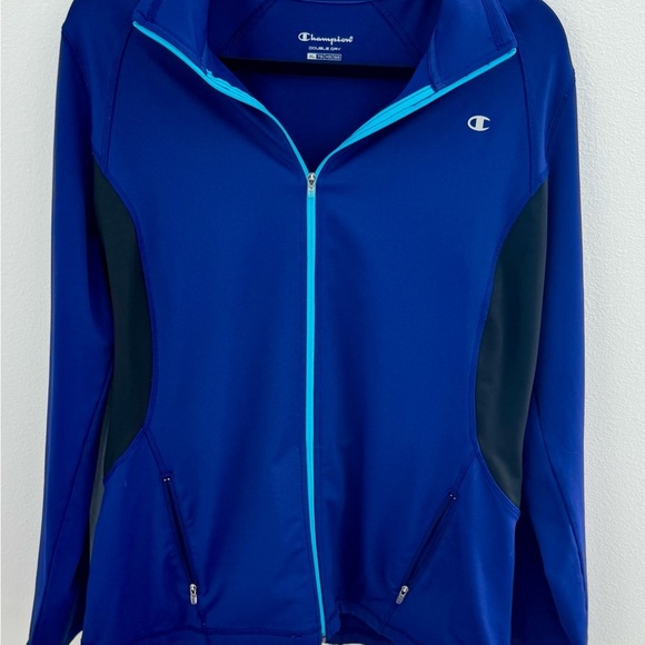 Champion Women's Blue Full Zip Jacket - Picture 1 of 6